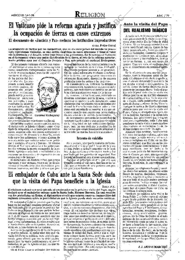 ABC MADRID 14-01-1998 página 79