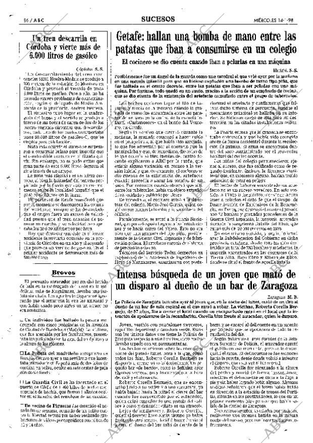 ABC MADRID 14-01-1998 página 86