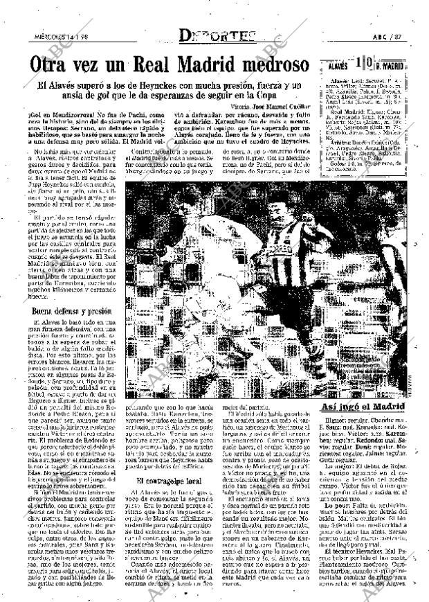ABC MADRID 14-01-1998 página 87