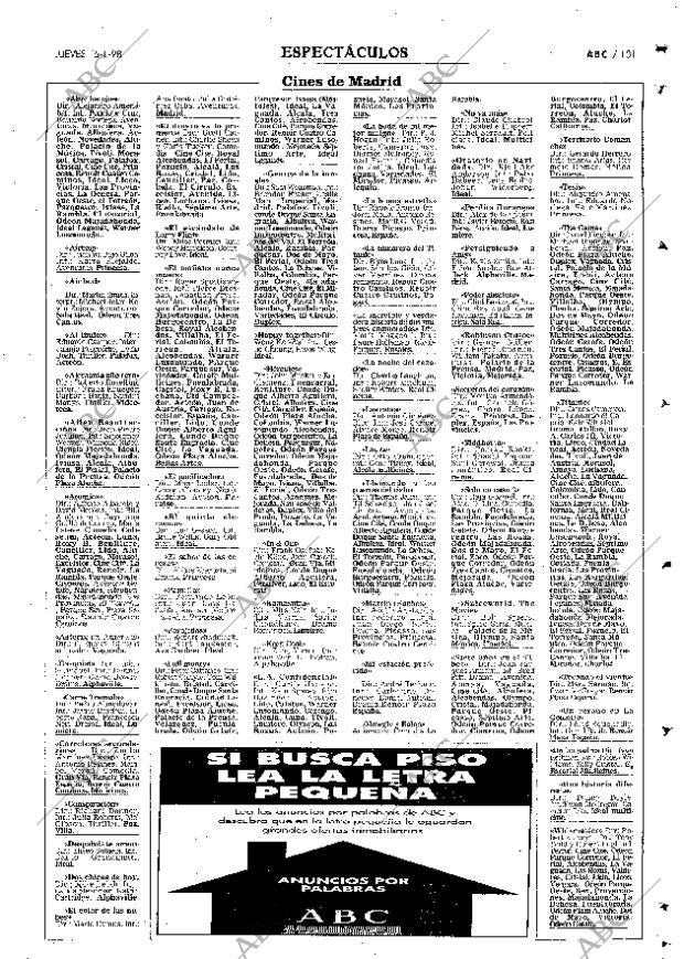 ABC MADRID 15-01-1998 página 101