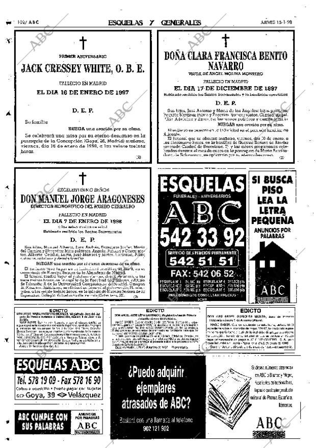 ABC MADRID 15-01-1998 página 102