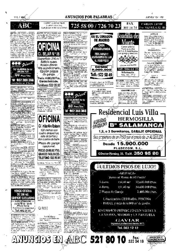 ABC MADRID 15-01-1998 página 112