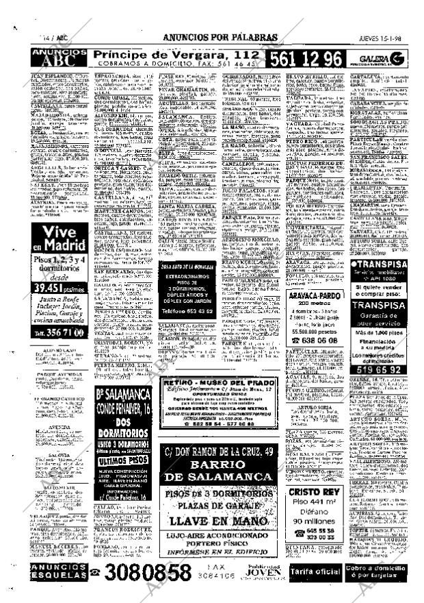 ABC MADRID 15-01-1998 página 114