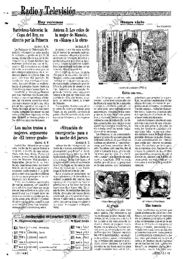ABC MADRID 15-01-1998 página 132