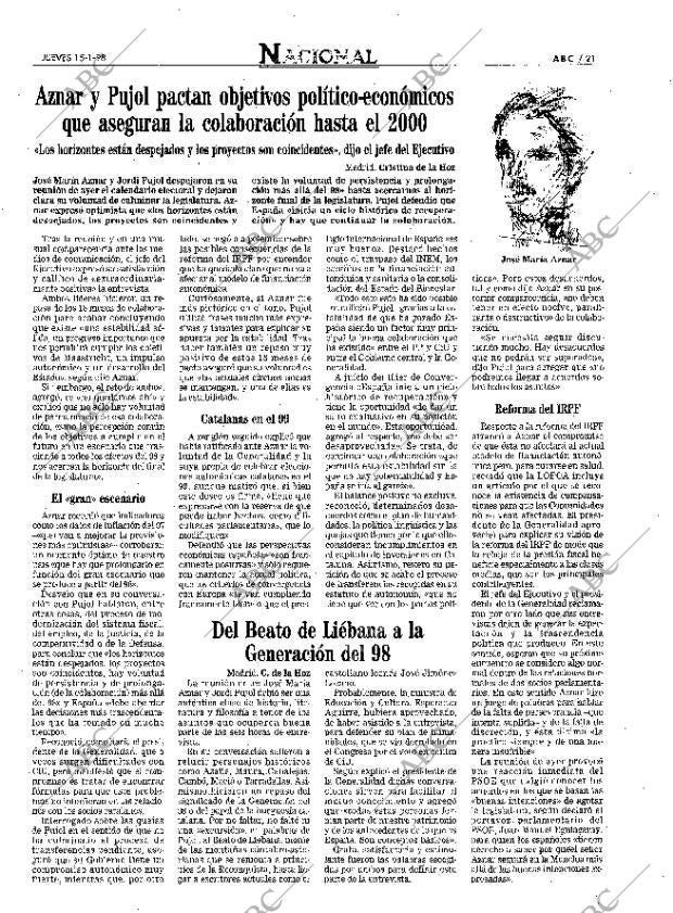 ABC MADRID 15-01-1998 página 21