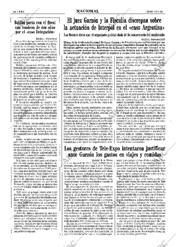 ABC MADRID 15-01-1998 página 24