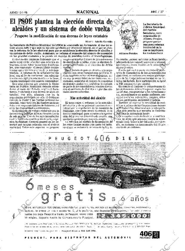 ABC MADRID 15-01-1998 página 27