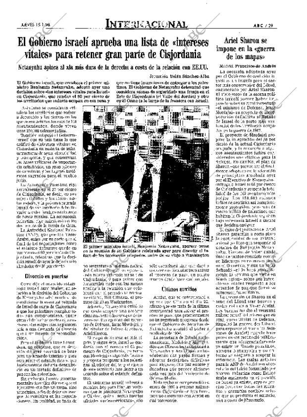 ABC MADRID 15-01-1998 página 29