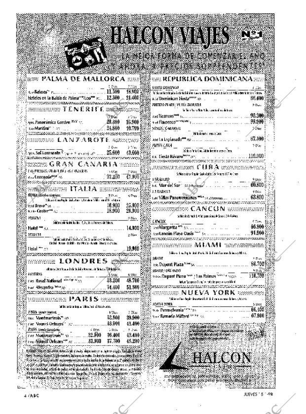 ABC MADRID 15-01-1998 página 4