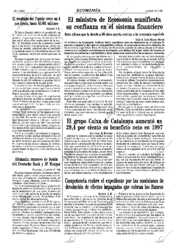 ABC MADRID 15-01-1998 página 40