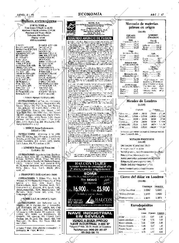 ABC MADRID 15-01-1998 página 47
