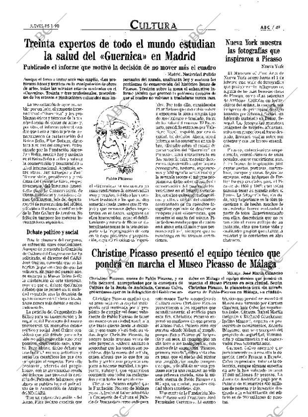 ABC MADRID 15-01-1998 página 49