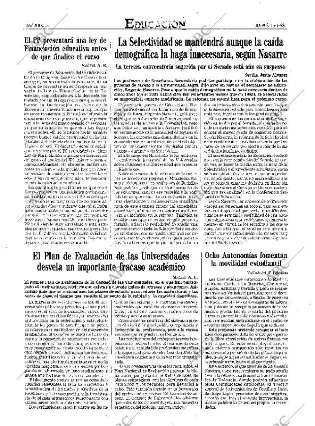 ABC MADRID 15-01-1998 página 56