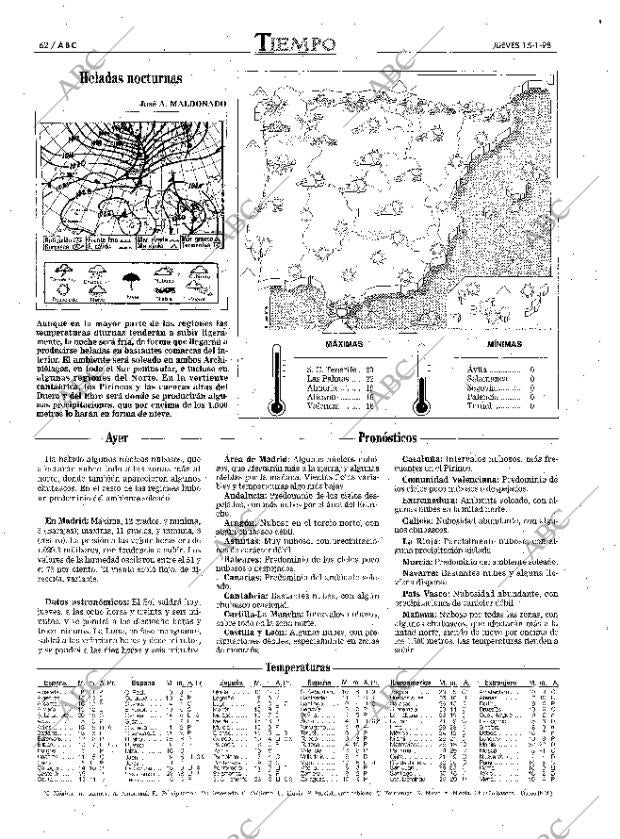 ABC MADRID 15-01-1998 página 62