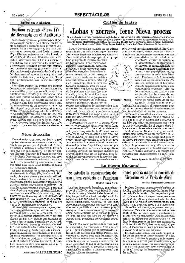 ABC MADRID 15-01-1998 página 90