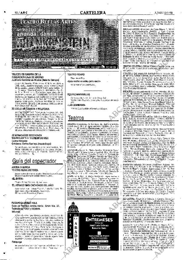ABC MADRID 15-01-1998 página 92