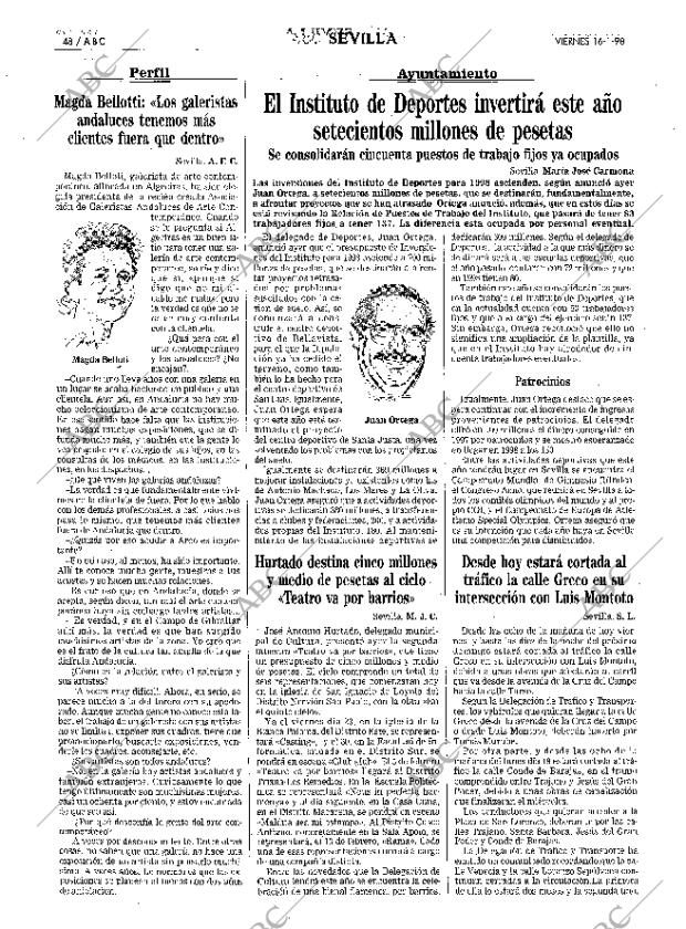 ABC SEVILLA 16-01-1998 página 48