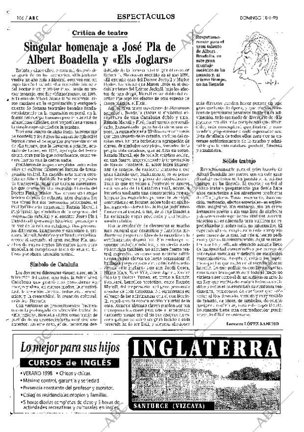 ABC MADRID 18-01-1998 página 106