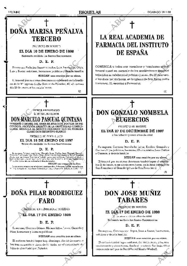 ABC MADRID 18-01-1998 página 120