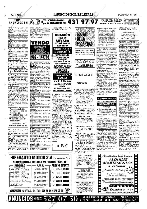 ABC MADRID 18-01-1998 página 124