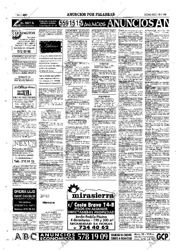 ABC MADRID 18-01-1998 página 126