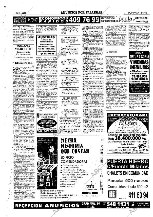 ABC MADRID 18-01-1998 página 128