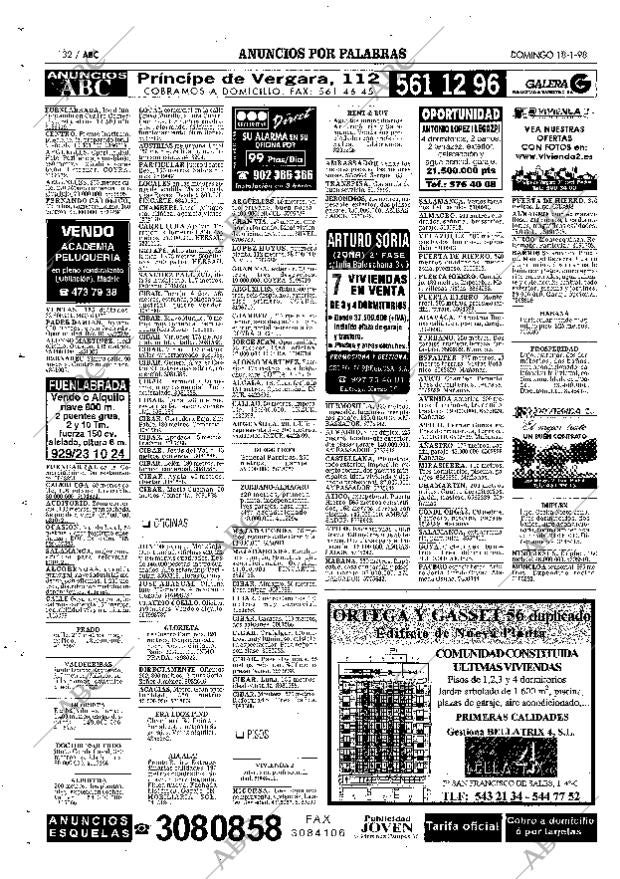 ABC MADRID 18-01-1998 página 132