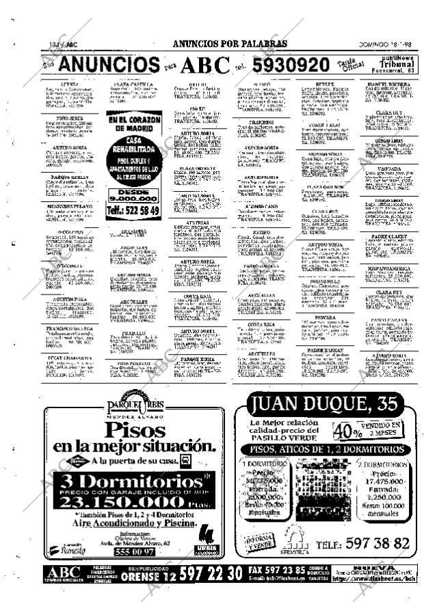 ABC MADRID 18-01-1998 página 134
