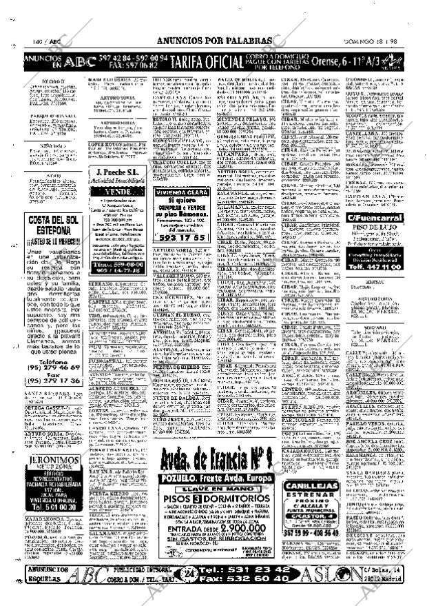 ABC MADRID 18-01-1998 página 140