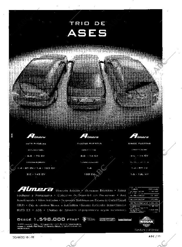 ABC MADRID 18-01-1998 página 15