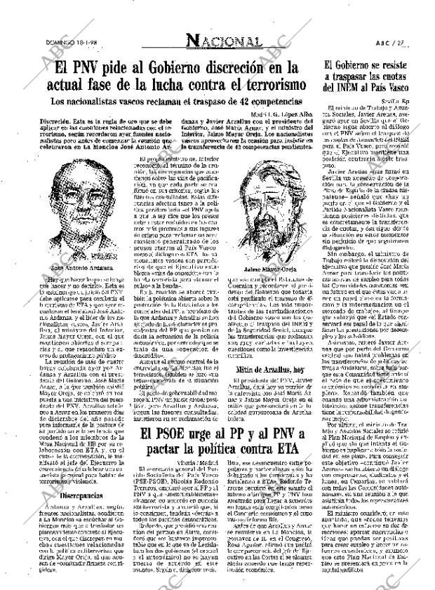 ABC MADRID 18-01-1998 página 27