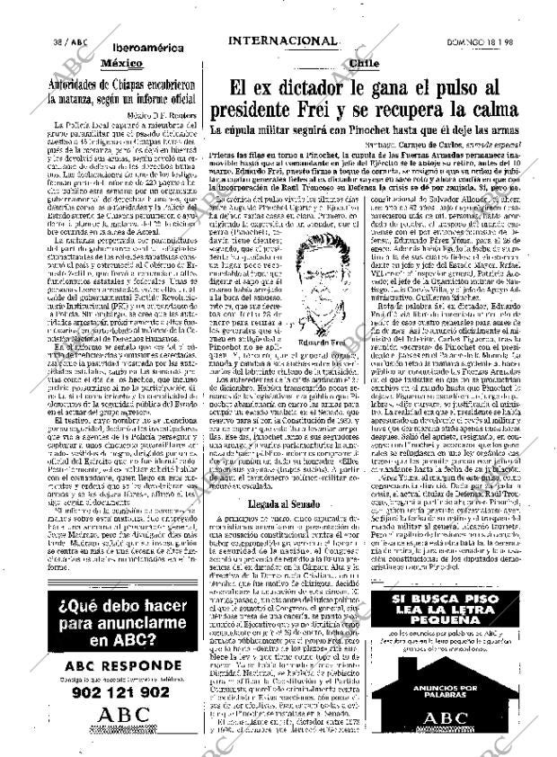 ABC MADRID 18-01-1998 página 38