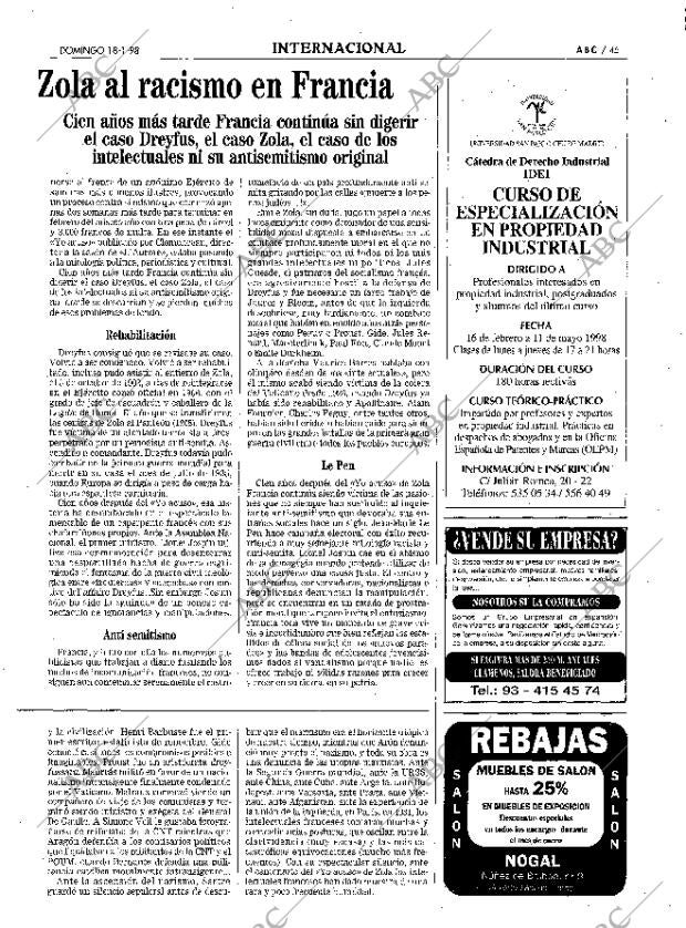 ABC MADRID 18-01-1998 página 45