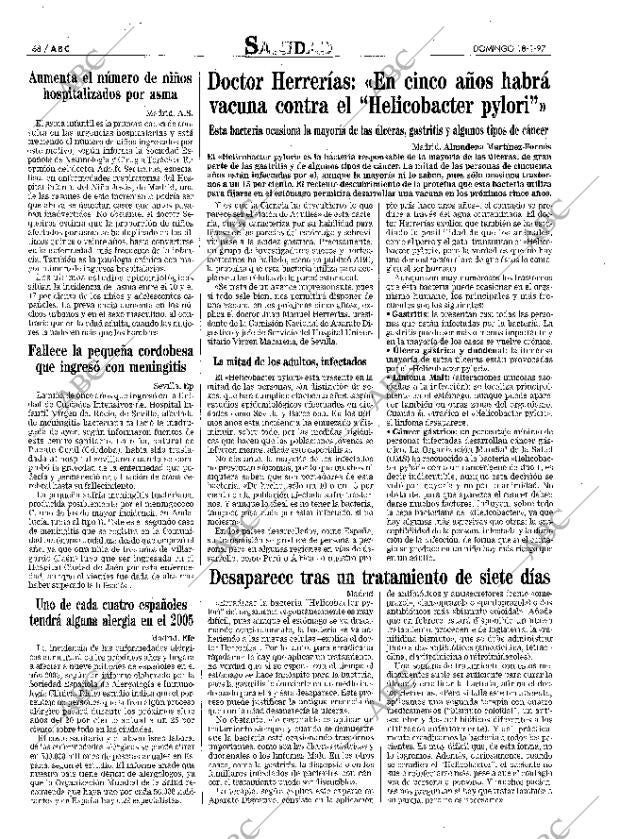 ABC MADRID 18-01-1998 página 68