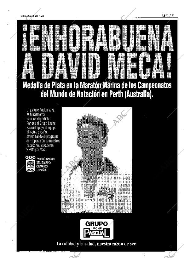 ABC MADRID 18-01-1998 página 71