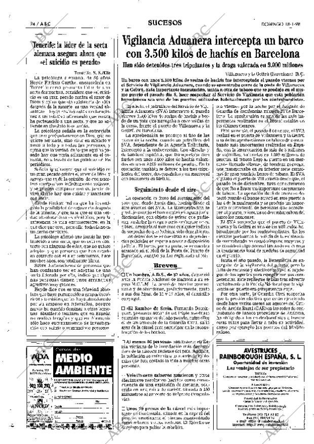 ABC MADRID 18-01-1998 página 94