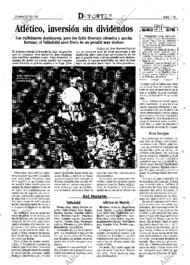 ABC MADRID 18-01-1998 página 95