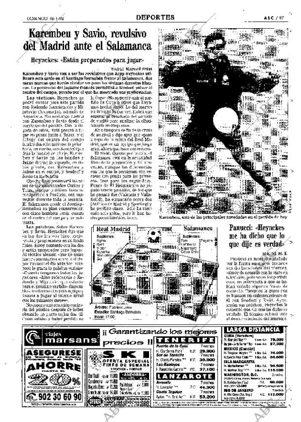 ABC MADRID 18-01-1998 página 97