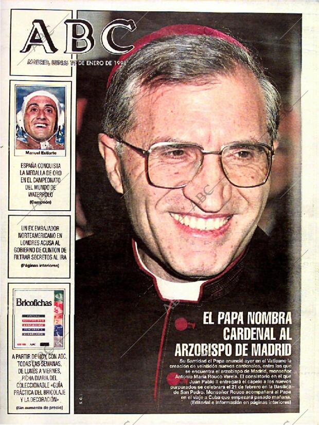 ABC MADRID 19-01-1998 página 1
