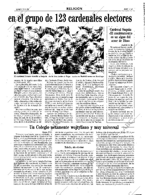 ABC MADRID 19-01-1998 página 61