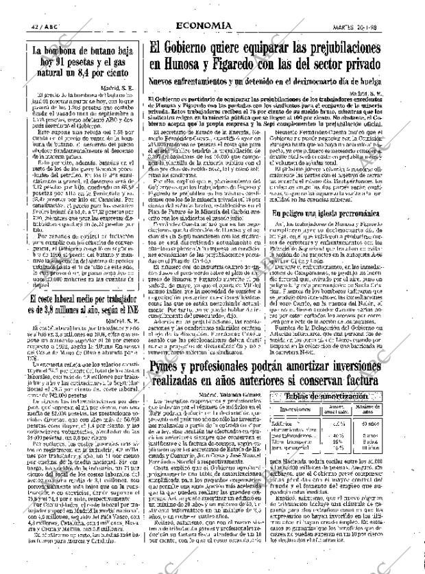 ABC MADRID 20-01-1998 página 42