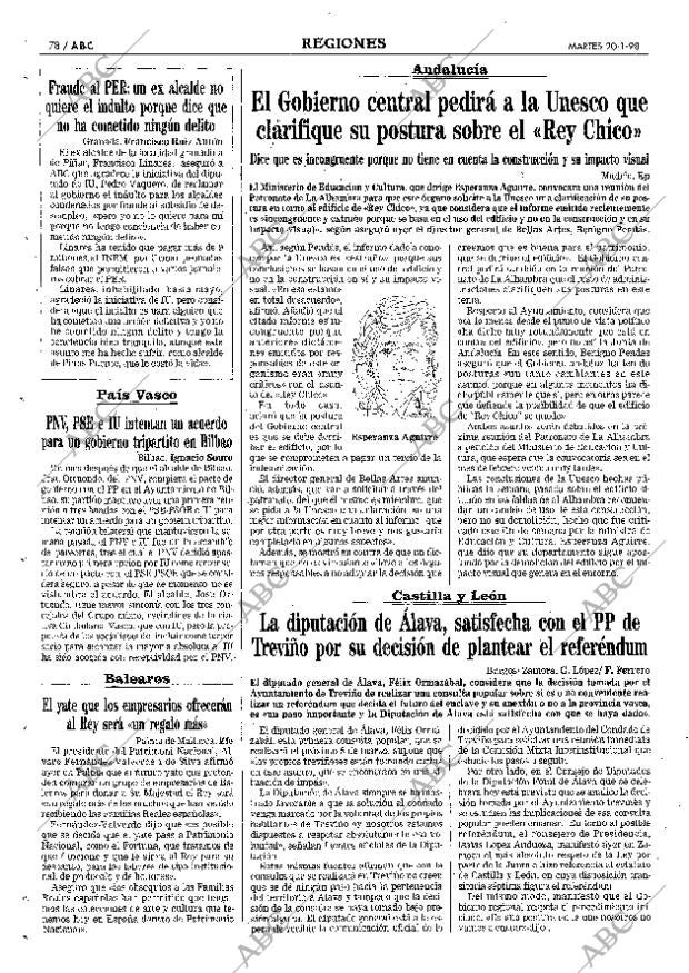 ABC MADRID 20-01-1998 página 78