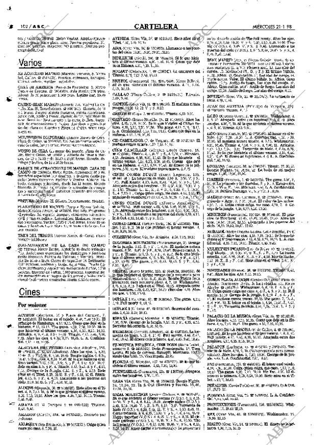 ABC MADRID 21-01-1998 página 102