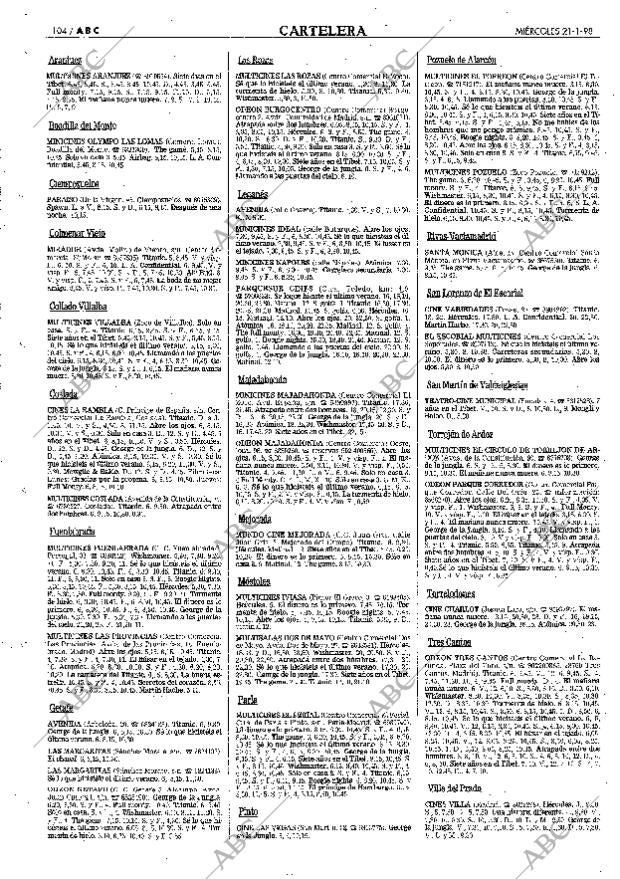 ABC MADRID 21-01-1998 página 104