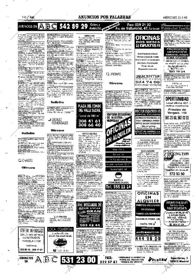 ABC MADRID 21-01-1998 página 110