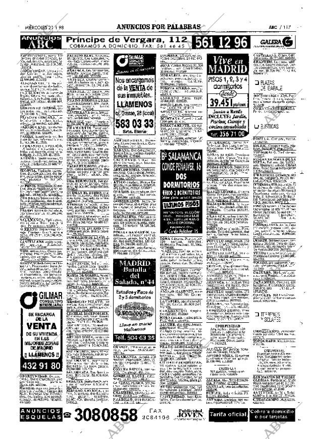 ABC MADRID 21-01-1998 página 117