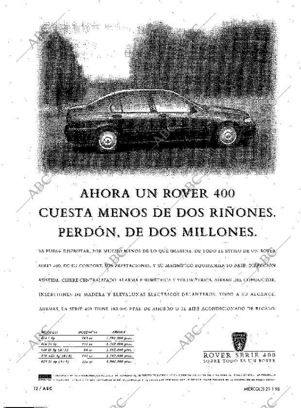ABC MADRID 21-01-1998 página 12