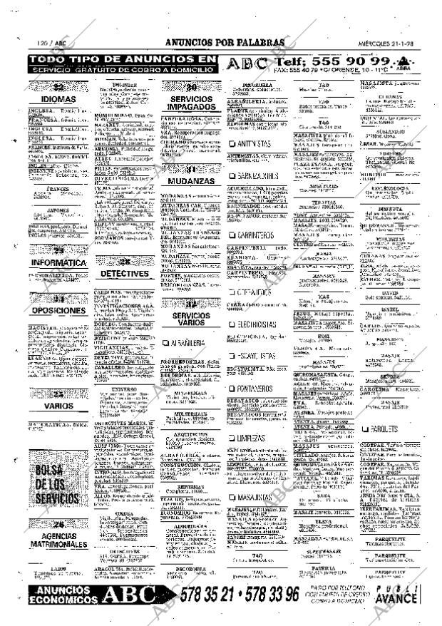 ABC MADRID 21-01-1998 página 120