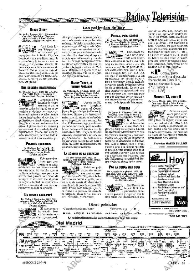 ABC MADRID 21-01-1998 página 133