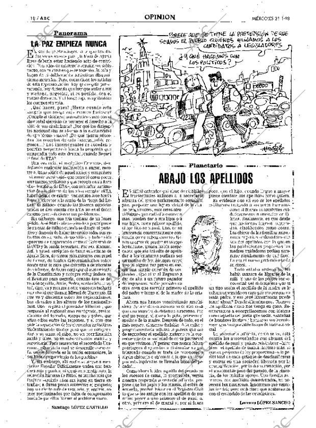 ABC MADRID 21-01-1998 página 18
